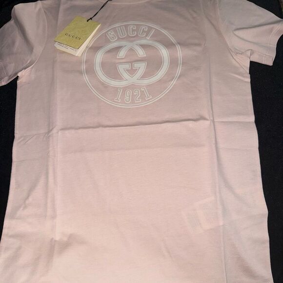 Brand new with tags Gucci Soft Pink Cotton Top kids size 10 fits adults xs and s - Picture 2 of 6